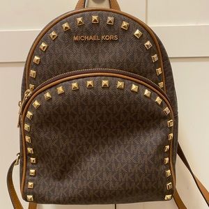 Michael Kors Studded leather backpack